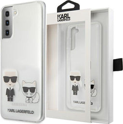 Karl Lagerfeld - Backcase Hoesje - Geschikt voor Samsung Galaxy S21 Plus - Flexibele Randen - Transparant
