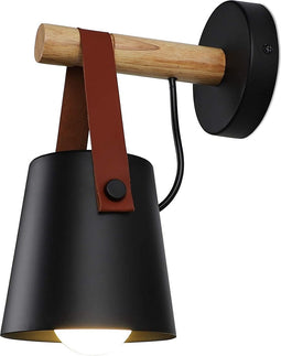 Hoexs - Nordic Design Wandlamp voor Binnen – Scandinavische Industriële Verlichting – E27 Fitting – Muurlamp - Woondecoratie
