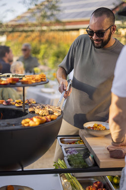 Höfats - Bowl 70 Sear Grate Grillwarmhoudring - Gietijzer - Zwart -