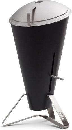 Höfats Cone Barbecue Houtskool - RVS - Ø60 cm - H 1,05 meter - Zwart/Zilver
