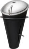 Höfats Cone Barbecue Inbouw Installatie - RVS - Ø60 cm - H 1,05 meter - Zwart