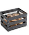 Höfats Crate Vuurkorf Grillrooster - Metaal - 38x29 cm - Zilver