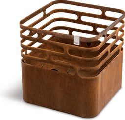 Höfats Cube Vuurkorf - Multifunctioneel - Metaal - 43x43x44 cm - Bruin