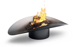 Höfats Ellipse Vuurschaal - Platina - 110x57x36 cm - Grijs