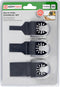 Hofftech Multitool zaagblad set - 3-delig - veelzijdig - precisie - 10 mm, 20 mm, 35 mm