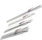 Hofftech Reciprozaagbladen - 3 x 150 mm en 1 x 200 mm - 6 - 10 en 18 TPI