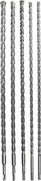 Hofftech SDS+ Borenset - Beton, Steen en Natuursteen - 600 mm - Ø 10-20 mm - 5-delig