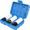 Hofftech Slag-krachtdop set - 17, 19, 21 mm - CrV staal - 3 stuks - kleurgecodeerd
