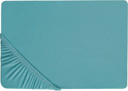 HOFUF - Laken - Turquoise - 160 x 200 cm - Katoen
