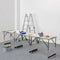 Aluminium Vouwtafel - 3 stuks - Multifunctioneel - Zwart (3 stuks)