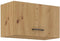 Hoge afzuigkapkast - MODENA - 60 cm - Artisan eiken en mat zwart - CUISINIER