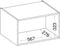 Hoge afzuigkapkast - MODENA - 60 cm - Artisan eiken en mat zwart - CUISINIER