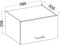 Hoge afzuigkapkast - MODENA - 60 cm - Artisan eiken en mat zwart - CUISINIER