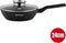 Hoge koekenpan 24 cm - 2.5 L -Aroma Knob - Vaatwasserbestendig - Marmeren Coating, Inductie - 35% Energiebesparing - Geschikt voor Inductie, Gas, Keramiek, Elektrisch