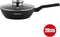 Hoge koekenpan 28cm - 4.2 L -Aroma Knob - Vaatwasserbestendig - Marmeren Coating, Inductie - 35% Energiebesparing - Geschikt voor Inductie, Gas, Keramiek, Elektrisch