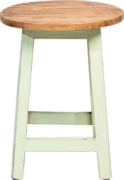 Hoge Kruk - Groen - Kruk hout - Industriële kruk