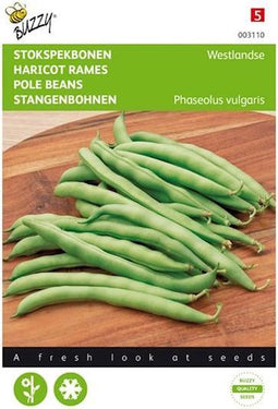 Hoge Sperzieboon/ stokslaboon Westlandse Dubbele Tros 25 gram