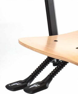 Hoge werkstoel 1100 met zachte wielen