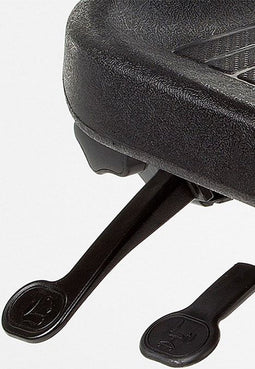 Hoge Werkstoel model 418 met zachte wielen