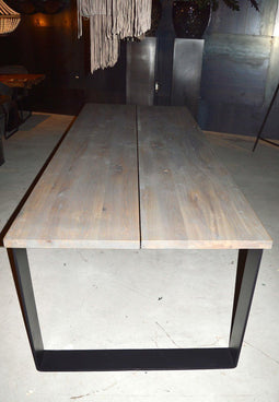 PTMD Tafel Oakly Grijs Rechthoekig 200Cm