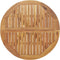 vidaXL Tuintafel rond Ø85x75 cm massief acaciahout