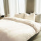 Kayori Emma Dekbedovertrek Katoensatijn - 140x200-220 + 1 sloop - Eenpersoons - Offwhite
