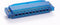 Hohner translucent harmonica kunststof Blauw - voor kinderen - beginner mondharmonica