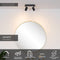 Lucide LENNERT - Plafondspot - LED Dimbaar - GU10 - 2x5W 3000K - IP44 - Zwart (2 stuks)
