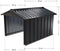 Metalen Maairobotgarage - 98x89x63cm - Antraciet