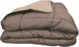 Wasbaar Dekbed Hoesloos 140x200cm - Taupe & Linnen - 60°C Wasbaar - Geschikt voor Droger