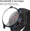 imoshion Screenprotector - Geschikt voor Samsung Galaxy Watch 4 40mm - Full Cover Hard Case / Beschermend Hoesje - Donkerblauw