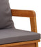 vidaXL - Tuinbank - met - Kussens - 115x65x71 - cm - Massief - Acaciahout