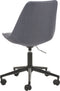 DAKOTA - Bureaustoel - Grafietgrijs - Polypropyleen