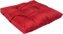 vidaXL - Palletkussen - 58x58x10 - cm - stof - rood