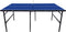 Cougar Tafeltennistafel Midi 1800 draagbaar Blauw - Pingpongtafel voor binnen – Inklapbaar – Incl. net - batjes en ballen