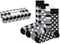 Happy Socks Gift Box - 4 paar unisex sokken - Zwart/Wit (36-40)