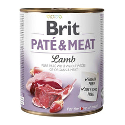 Natvoer Brit Kip Lam 800 g
