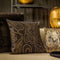 Dutch Decor Sierkussen River - Polyester - Zwart / Goud - 45x45 cm (BxD) - Raven