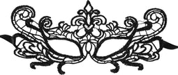 Maskarade Voie Lactee - Erotisch Masker - Kant - Zwart - One Size