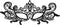 Maskarade Voie Lactee - Erotisch Masker - Kant - Zwart - One Size