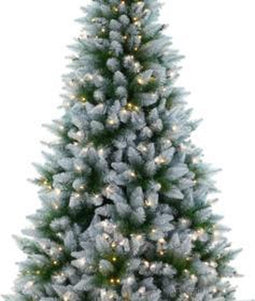 Holiday Tree - Kerstboom Frosted Allison 225 cm met Warm Led verlic...
