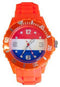 Holland Watch - Horloge - Kunststof - Oranje - Small