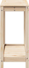 vidaXL - Oppottafel - met - schap - 108x35x75 - cm - massief - grenenhout