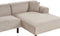 HOLT - Hoekbank - Taupe - Linkszijdig - Polyester