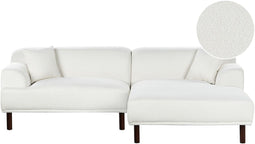 HOLT - Hoekbank - Wit - Linkszijdig - Bouclé