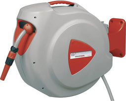 Holzmann Maschinen WSR30M Tuinslanghouder voor aan de muur Rood, Grijs 12.7 mm 30 m 1/2 inch 1 stuk(s)