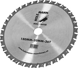 Holzmann Reserve zaagblad voor de Holzmann MKS180 - Metaal - Ø180 mm