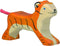 Holztiger Tijger Welp - Rennend