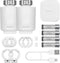 Hombli Slimme Radiatorknop - Thermostaatkraan- Thermostatisch - Starterspakket incl. Bluetooth/WiFi Hub - Verbruiksmeter - Incl. Koppelstukken