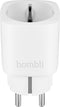 Hombli Slimme Stekker - 220V - WiFi - Timerfunctie - Compatibel met Amazon Alexa en Google Home - Bediening via Hombli App - 1 stuks - Wit